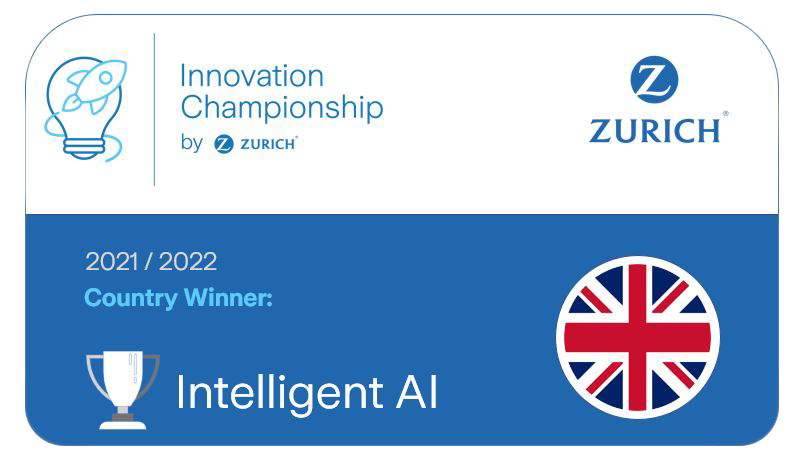  Intelligent AI wins UK Zurich Innovation Championship